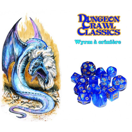 Dungeon Crawl Classics : Set dés Wyrm à crinière