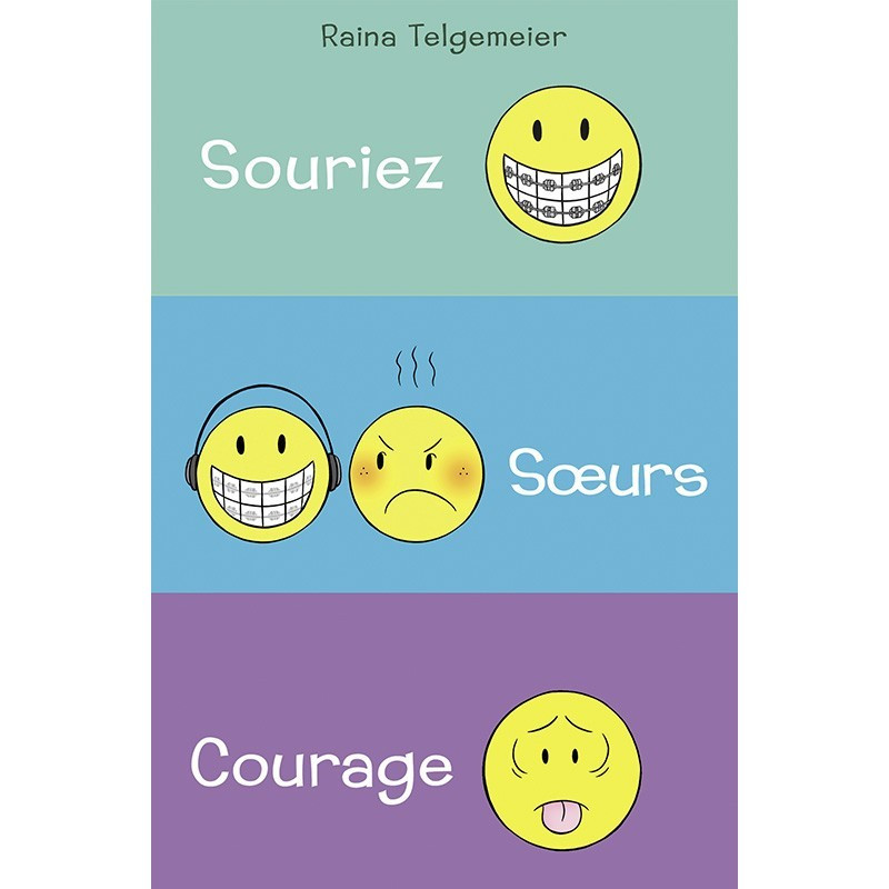 Coffret R. Telgemeier (Souriez, Soeurs, Courage)