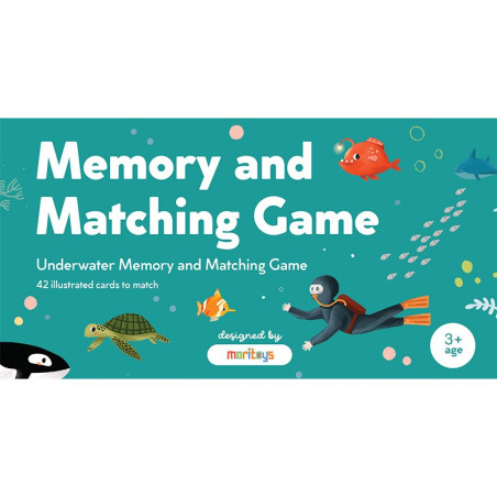 Memory & Matching Game : Underwater