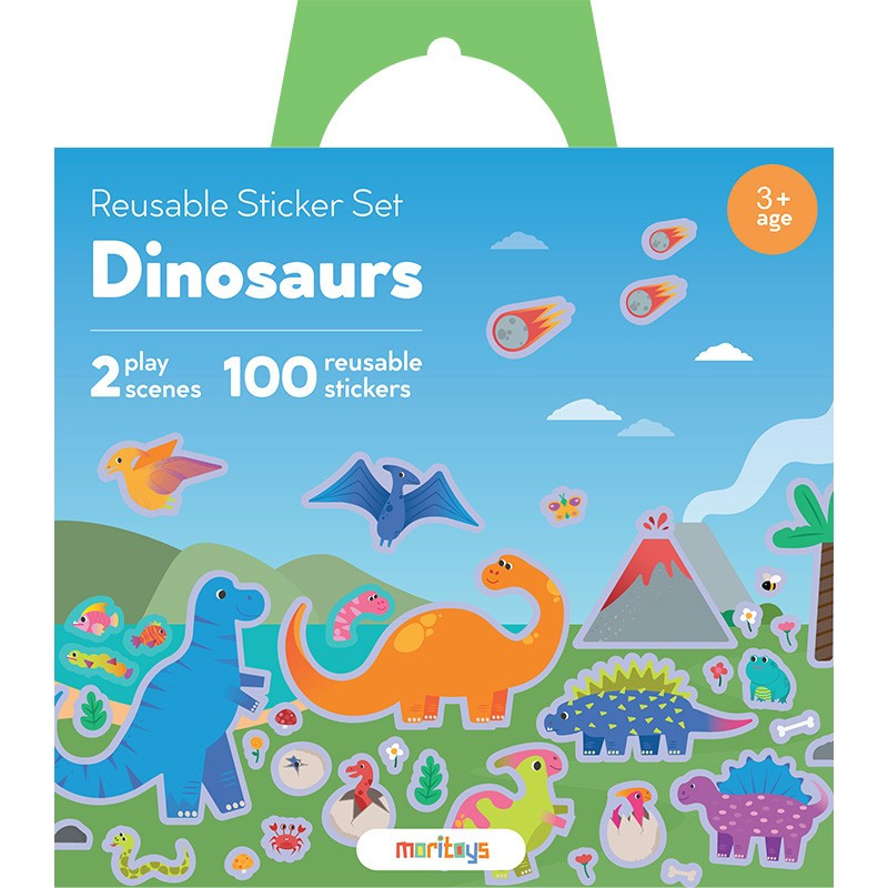 Reusable Sticker Set : Dinosaur