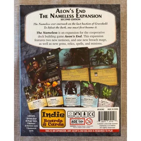 AEON'S END : The Nameless - Action Phase - Board game | IPA Gameshop