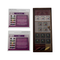 Tabriz : Promo Punchboard 1 (Bonus Tile/Dice Pool Board) - Crafty Games - Board game | IPA Gameshop