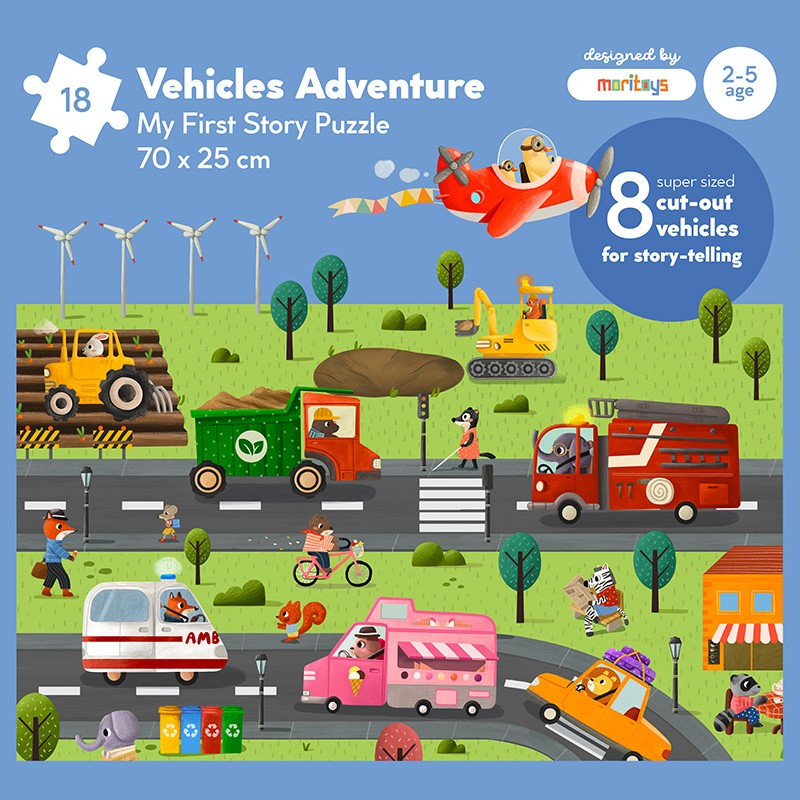 Vehicles Adventure Puzzle - Dinged