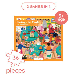 Look & Find Puzzle : Kindergarten - Cabossé